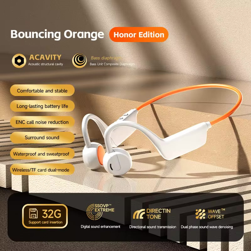 Casque à conduction osseuse Lenovo Bluetooth 5.4 avec micro, étanche, pour l'exercice, le fitness, la natation, les sports, sans fil, nouveau 2026