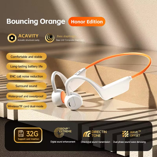 Casque à conduction osseuse Lenovo Bluetooth 5.4 avec micro, étanche, pour l'exercice, le fitness, la natation, les sports, sans fil, nouveau 2026