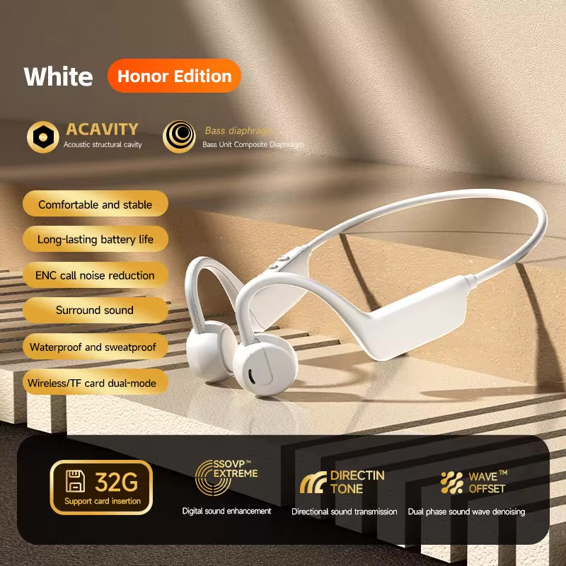 Casque à conduction osseuse Lenovo Bluetooth 5.4 avec micro, étanche, pour l'exercice, le fitness, la natation, les sports, sans fil, nouveau 2026