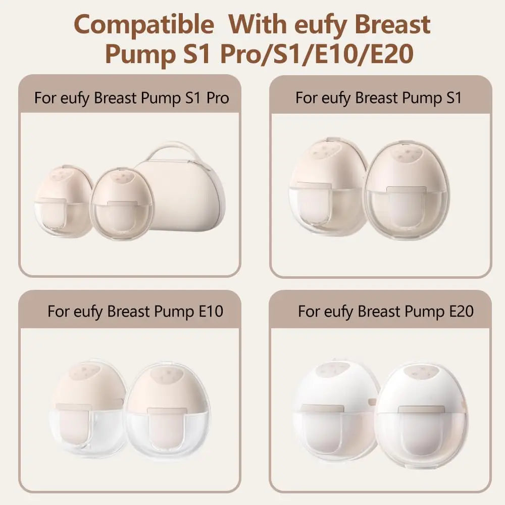 Breast Pump Parts, Duckbill Valves and Silicone Diaphragm Compatible with eufy S1 Pro/S1/E10/E20 Wearable Breast Pump