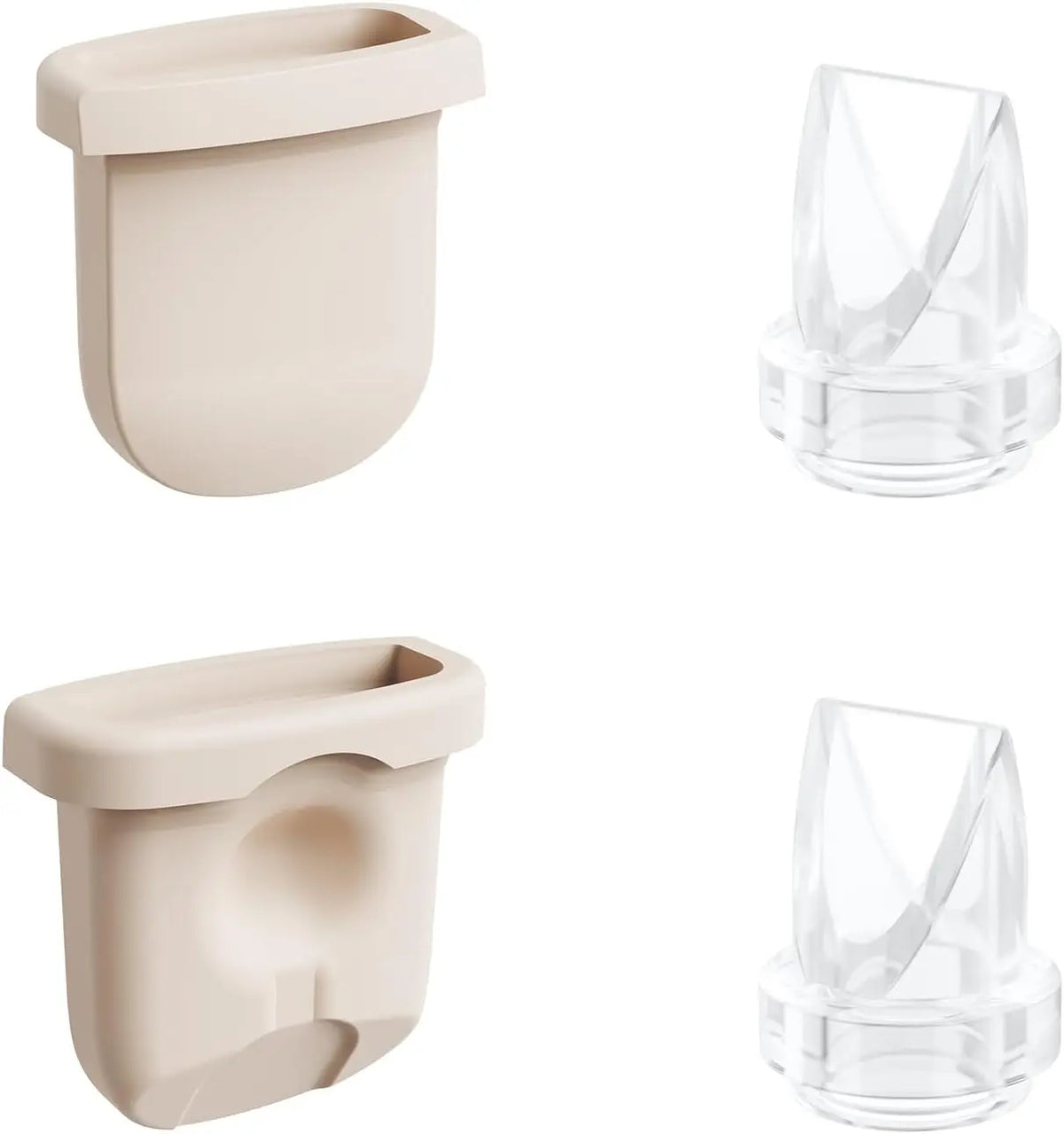 Breast Pump Parts, Duckbill Valves and Silicone Diaphragm Compatible with eufy S1 Pro/S1/E10/E20 Wearable Breast Pump