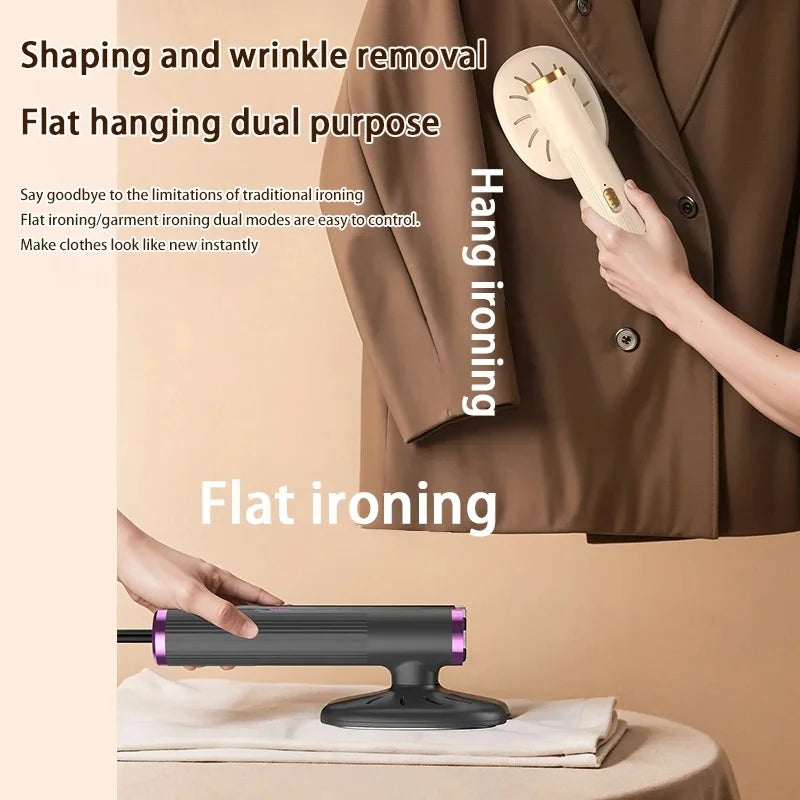 Handheld Steamer Iron USB Portable Mini for Clothes Fast Heating Travel Garment Fabric Press Machine with Handle Home Use